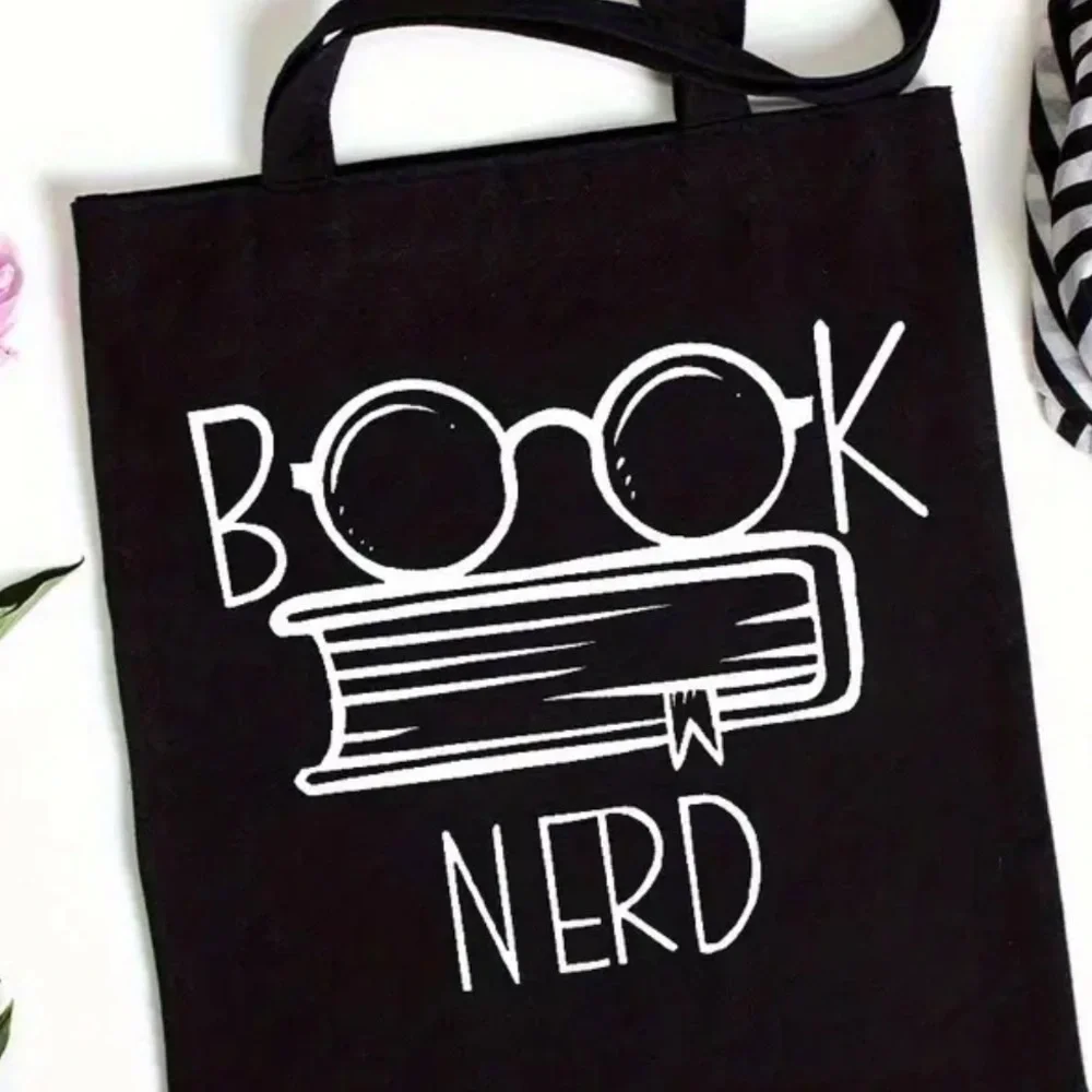Minimalist Book Nerd tote!